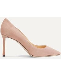 Jimmy Choo - Romy 85 Suede Pumps - Lyst