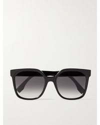 Fendi - Oversized Square-Frame Acetate Sunglasses - Lyst