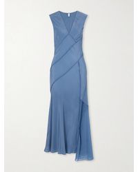 SIR. - Elin Paneled Crepe De Chine Gown - Lyst