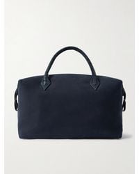 Metier - Vérité City Braided Leather-Trimmed Nubuck Tote - Lyst