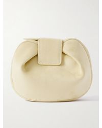 Gabriela Hearst - Soft Demi Clutch Aus Veloursleder - Lyst