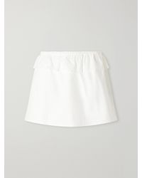 Deiji Studios - Flounce Layer Organic Cotton-Poplin Mini Skirt - Lyst