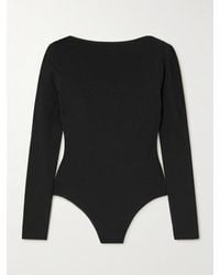 Another Tomorrow - Stretch-Organic Cotton And Lyocell-Blend Jersey Bodysuit - Lyst