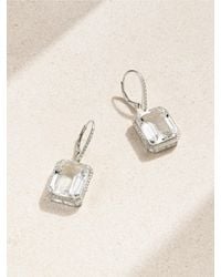 SHAY - Portrait 18-Karat, Topaz And Diamond Earrings - Lyst