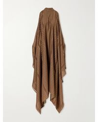 ‎Taller Marmo - Agadez Metallic Silk-Blend Fil Coupé Gown - Lyst