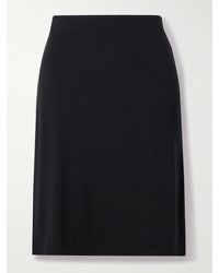 Skims - Jupe En Jersey Smooth Layers, Obsidian - Lyst