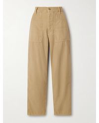 Polo Ralph Lauren - The Ricky Cropped Cotton Straight-Leg Pants - Lyst