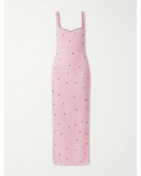 Clio Peppiatt - Sophia Embellished Stretch-Mesh Gown - Lyst