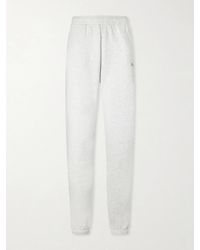 Sporty & Rich - Beverly Script Cotton-Jersey Track Pants - Lyst