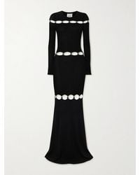 Isabel Marant - Elmire Embellished Cutout Knitted Maxi Dress - Lyst
