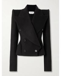 McQueen - Double-Breasted Wool And Cashmere-Blend Blazer - Lyst