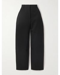 Givenchy - Grain De Poudre Wool Tapered Pants - Lyst