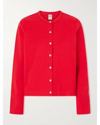Flore Flore - Poppy Organic Cotton-Jersey Cardigan - Lyst