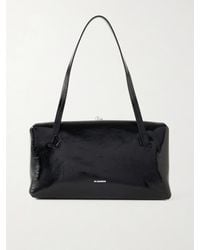 Jil Sander - Goji Pillow Small Crinkled-Leather Shoulder Bag - Lyst