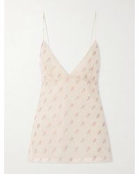 KHAITE - Timy Floral-Print Silk-Organza Camisole - Lyst