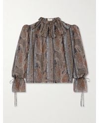 Saint Laurent - Silk Blouse - Lyst