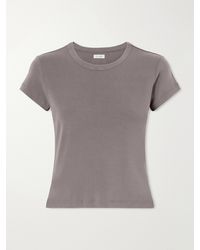 St. Agni - Baby Tee Organic Cotton-Jersey T-Shirt - Lyst