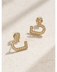Sydney Evan - Small Heart 14-Karat Diamond Earrings - Lyst