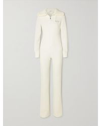 PUCCI - Embellished Knit-Trimmed Stretch-Crepe Jumpsuit - Lyst