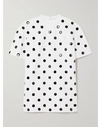 Area - Crystal-Embellished Appliquéd Jersey T-Shirt - Lyst