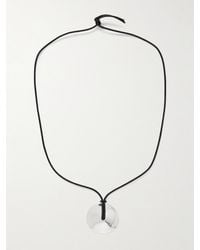 AGMES - Cora Recycled And Cord Necklace - Lyst
