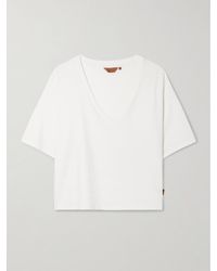 Jamie Haller - The V Tee Oversized Cotton-Jersey T-Shirt - Lyst