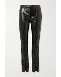 Pantalon de moto Fogachine Coton Rick Owens en coloris Noir élégants et chinos Pantalons moulants Femme Vêtements Pantalons décontractés 