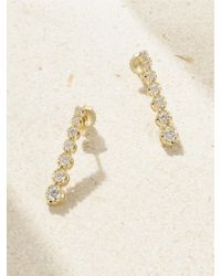 Jennifer Meyer - Mini Graduated Ohrringe Aus 18 Karat Mit Diamanten - Lyst