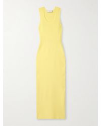 Proenza Schouler - Cole Midikleid Aus Rippstrick Mit Cut-Outs - Lyst