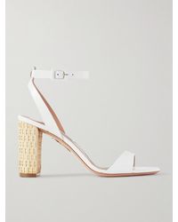Aquazzura - Sunseeker 85 Leather Sandals - Lyst