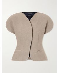 Jacquemus - La Veste Oval Wool-Blend Blazer - Lyst