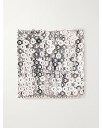 Rabanne - Sequined-Tone Chainmail Mini Skirt - Lyst