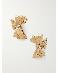 Jennifer Fisher - Bow-Plated Clip Earrings - Lyst