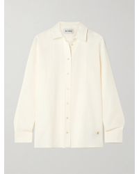 ÉTERNE - Constance Embellished Cotton-Gauze Shirt - Lyst