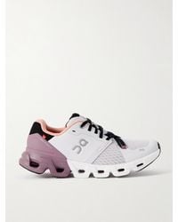 On Shoes - Cloudflyer 4 Rubber-Trimmed Color-Block Mesh Sneakers - Lyst