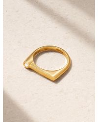 TOTEME - 18-Karat Recycled Diamond Midi Ring - Lyst