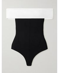 Galvan London - Aria Stretch-Knit Bodysuit - Lyst