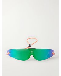 Celine - Runner Shield-Style Injection Sunglasses - Lyst