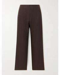Blazé Milano - Ariosa Morelia Cropped Woven Flared Pants - Lyst