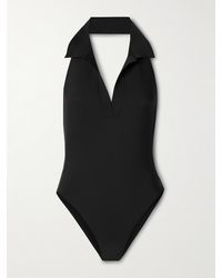 Lisa Marie Fernandez - Polo Neoprene Halterneck Swimsuit - Lyst