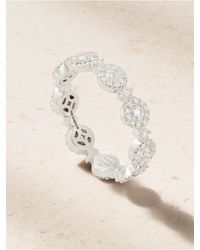 David Morris - Triolette 18-Karat Diamond Ring - Lyst