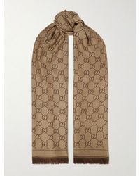 Gucci - + Net Sustain Sten Wendbares Tuch Aus Biowolle Mit Intarsienmuster - Lyst