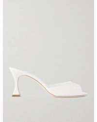 Manolo Blahnik - Jadarona 70 Leather Mules - Lyst