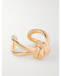 Bottega Veneta - Ring Aus Vergoldetem Silber - Lyst
