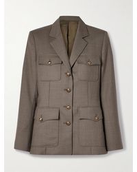 Nili Lotan - Nelson Wool-Twill Jacket - Lyst