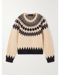 Nili Lotan - Alena Fair Isle Alpaca-Blend Sweater - Lyst