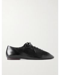Lemaire - Souris Flache Schuhe Aus Leder - Lyst
