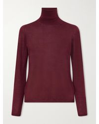 Max Mara - Saluto Virgin Wool Turtleneck Sweater - Lyst