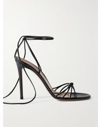 Gianvito Rossi - 105 Lace-Up Leather Sandals - Lyst