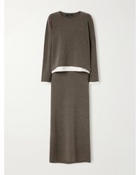 arch4 - Mirella Cashmere Sweater And Midi Skirt Set - Lyst